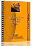 Allis Chalmers 333 Planter Operators Manual (Frames)