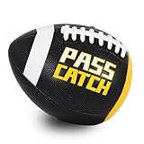 NEOGOAT PassCatch Training Football, Fatherless Bounce Back Football Training Equipment Composite Leather Improving Enhance Solo Passing Catching Skills Offical Size(Ages 14+,Deflated)