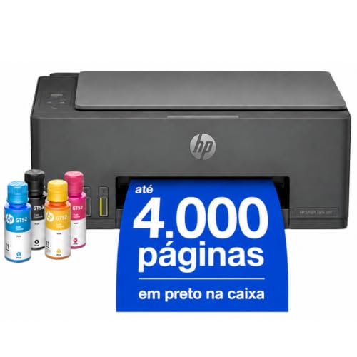 Impressora Multifuncional HP Smart Tank 589 Tanque de Tinta Colorida Wi-Fi, USB - Alta Economia -Copiadora e Scanner (5D1A8A)
