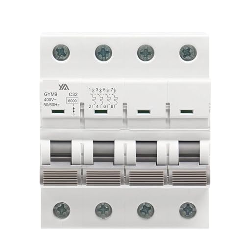MCB 4P GYM9 disyuntor carril DIN 20A 6KA tipo CA para control de corriente