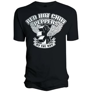 Tee Shirt Noir Homme Red Hot Chili Peppers by The Way Taile XL - Les Beatles, Paul McCartney, John Lennon, RIngo Starr, George Harrison