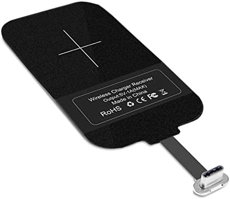 Nillkin Magic Tag Converts Any Phone for Qi Enabled Wireless Charger Charging Enabled Device Type C Long Receiver Charging Point Phones Only Black Color,Pack of 1