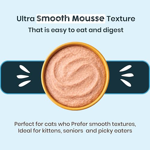 Image of Brunos Cat Wet Food - Tuna with Whitefish Mousse - 85g (Pack of 6) |for Cats & Kittens (All Life Stages)|90% Animal Ingredients|Infused with Prebiotic|Grain-Free|Supports Hydration & Skin