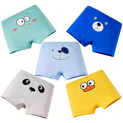 Image of Boxer Boys Briefs Underwear Kids Cotton Shorts Underpants Size Years Pack of 5
