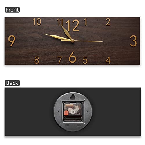 Kolymax Rustic Wall Clock Silent Non-Ticking thumb #4