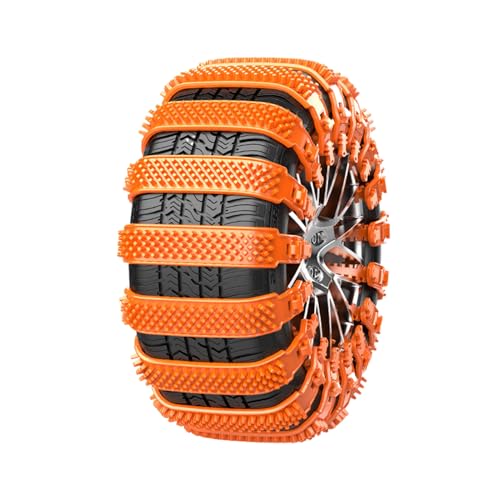 Cadenas Para La Nieve | Correas De Amarre Para Ruedas Ajustables 10 Piezas,Cadenas Para Los Neumáticos De Coche - Para Hielo Invierno Senderismo Remolque Todo Terreno Césped