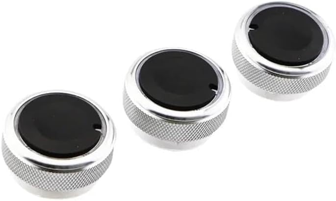 Aluminum Alloy Air Conditioning Knob AC Knobl Button Compatible for Ford Focus 2 MK2 for Focus 3 MK3 for Mondeo Sedan(Blue)