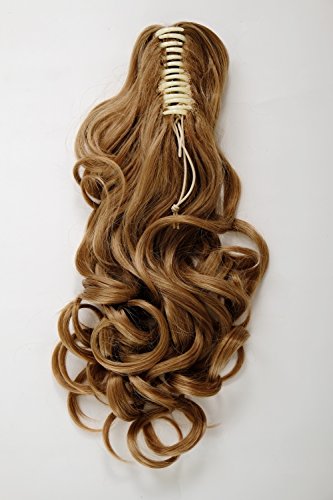 WIG ME UP SA09-26C Hairpiece ponytail extension very long BEAUTIFUL wavy slightly curly curls dark blond 20inch - Image 3