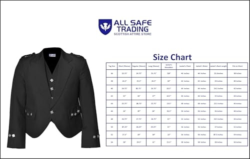 Scottish Argyle Kilt Jacket With Waistcoat/Vest2