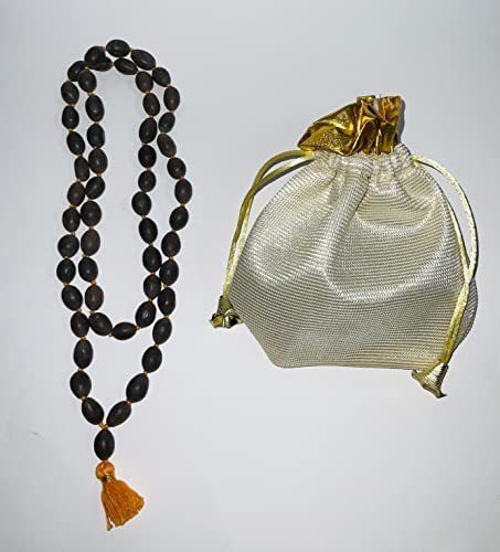 Kamal Gatta Mala 54 + 1 Beads | Lotus Seed Prayer Rosary Japamala| - Lakshmi Puja Mala3