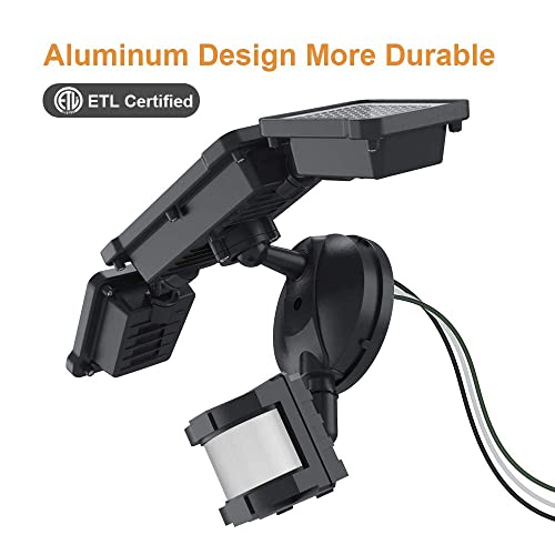 Lepower 28W Led Flood Light Outdoor And 35W Led Security Lights Motion Sensor Outdoor Lights (Black) #TOP7