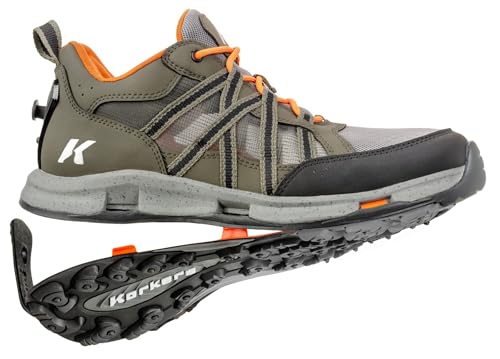 Image of Korkers All Axis Men's Shoe Green w /Interchangeable Sole