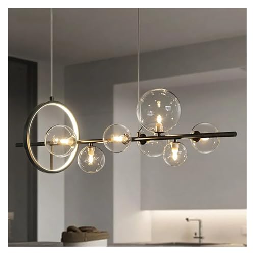 Lustre LED moderne long G9 pour supprimer les ombres sur la table