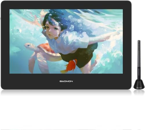 GAOMON PD1320 13,3'' FHD IPS Graphic Pen Display 86% NTSC Gamut Monitor do rysowania z 8192 poziomami Bezbateryjny rysik i regulowana podstawa Obsługuje Android Windows Mac