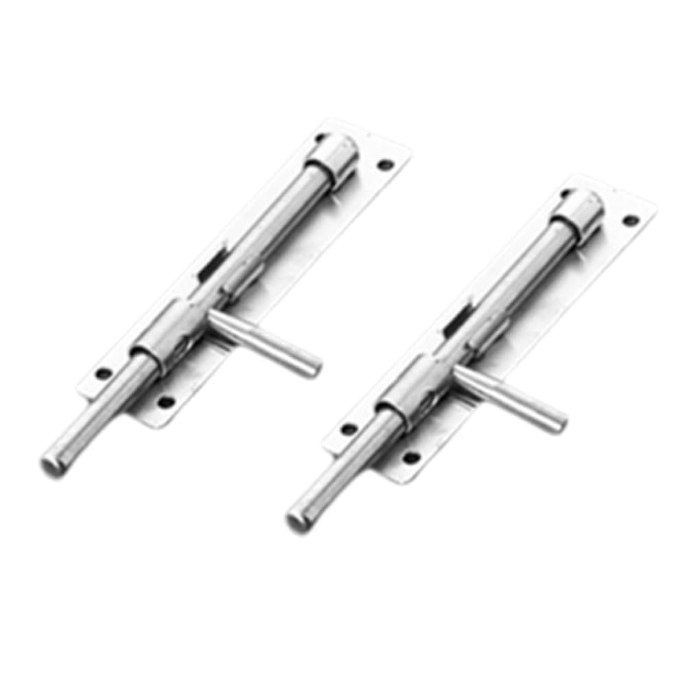 Verrou de sécurité inox porte coulissante loquet salle de bain abri de jardin x2