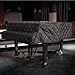 Grand Piano Cover Black Quilted for Pianos From 4'10" - 5'2"