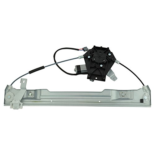 Image of TRQ Rear Right Power Window Regulator & Motor Assembly Passenger Side Compatible with 2002-2010 Ford Explorer 2007-2010 Explorer Sport Trac 2003-2005 Lincoln Aviator Mercury Mountaineer