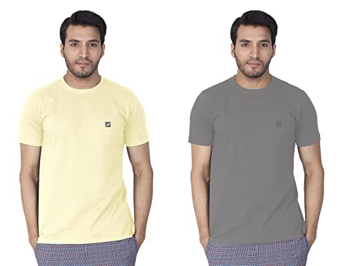 Image of Lux Nitro Pack of 2 Men's Round Neck Tshirt
