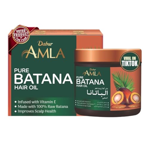 Dabur Amla 100% Raw Batana Oil 120g | Promotes Hair Growth Prevents Hair Loss & Thinning Improves Softness and Enhances Shine | Natural Unrefined & Pure Batana | Ethically Sourced from Honduras