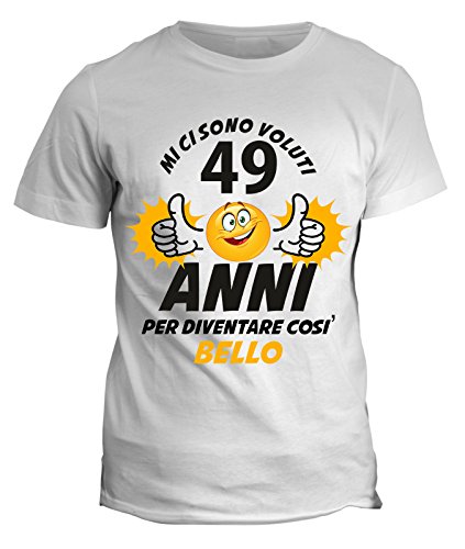 fashwork T-Shirt 49 Anni Maglietta Compleanno Mi Ci Sono Voluti