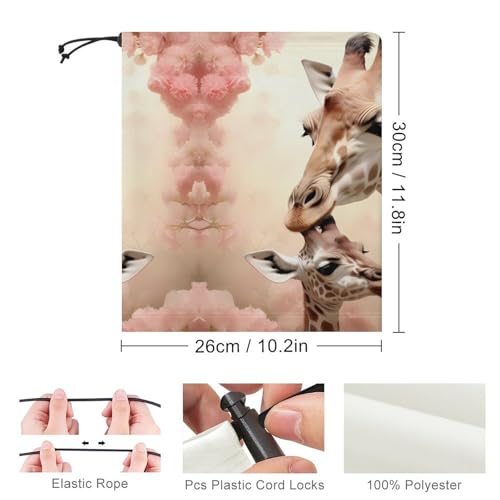 Giraffe Mama And Little Neck Gaiter Unisex Ski Mask Gator Face Cover Scarf Balaclavas Bandana2