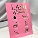 Mocomfor Lash Shampoo Label Stickers & Lash Extension Aftercare Sign Bundle - 50pcs (Hot Pink, 3.4*2.4 inch) - Beauty Products - Labels