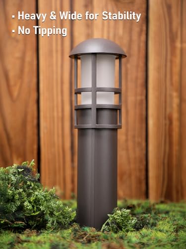 Image of LEONLITE 8-Pack RGBCW Low Voltage Landscape Pathway Lights, 3W, CRI90