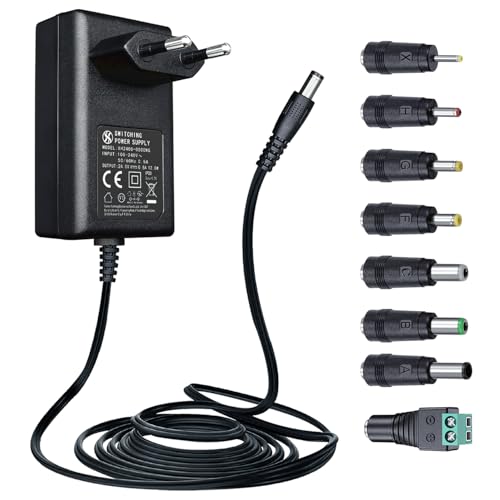 Anlink XH2400-0500WG 24V 0.5A Netzteil mit 8 Adaptern