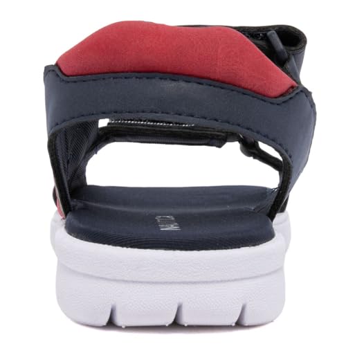 Image of Nautica Toddler Boys Sport Sandals - Lightweight Athletic Open-Toe Summer Shoes with Dual Adjustable Hook and Loop Straps for Outdoor Play, Beach, and Water