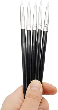 5pcs Dental Resin Brush Pens Dental Shaping Silicone Tooth Tool for Adhesive Composite Dental Shaping Dentistry Laboratory Tools
