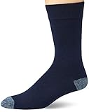 Goodthreads Men's 5-Pack Patterned Socks, Assorted Blue/Yellow/Grey, Shoe Size: 8-12