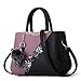 Sipobuy Femmes Sac À Main Top Poignée Élégant Bandoulière Classique Dames Mauve