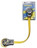 arcondis  ARCON 14368 Generator Pigtail Netzkabel 30-amp Buchse auf 50-amp Stecker 18 flach Draht