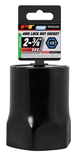 Performance Tool W83240 1/2-Inch Drive Hex Lock Nut Socket, 2-3/8-Inch used on Wheel Bearing Locknuts