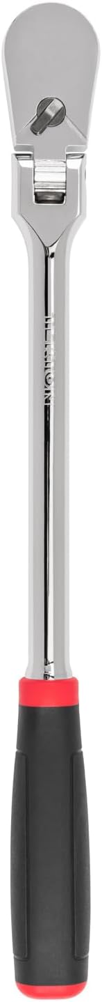 TEKTON 1/2 Inch Drive x 14 Inch Flex Head Non-Quick-Release Comfort Grip Long Ratchet | SRH22214