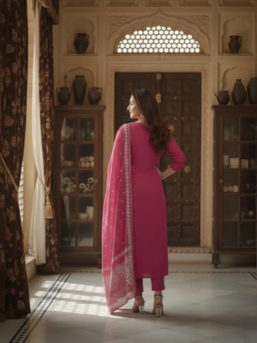 Ensemble Anarkali imprimé fluide idéal pour le bureau et les fêtes - 2