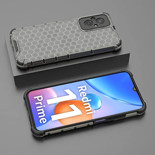 Image of Glasgow | for [ Mi Redmi 11 Prime 4G ] Stylish Look Pattern Back Case Cover for [ Mi Redmi 11 Prime 4G ] - Black