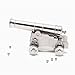 Sunny Hill Mini Stainless Steel 18th Century Naval Warship Cannon Handmade Military Model