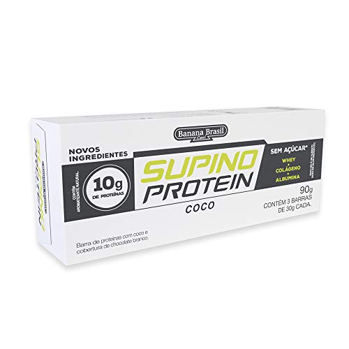 Banana Brasil Barra De Proteínas Coco Zero Com 3 Unidades De 30G