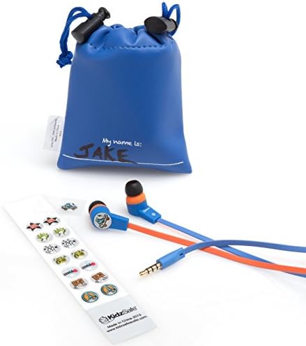 SMS Audio KidzSafe D.I.Y. Boys Earbuds, Blue