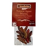 Natural Dried Agave Worms | Gusanos de Maguey from Oaxaca, Mexico - 3g - Approx 10 Worms Per Packet