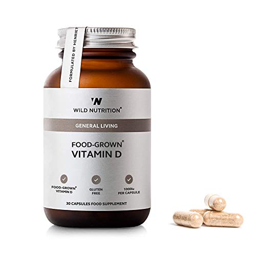 Wild Nutrition  Food-Grown Vitamin D  Natural Vitamin & Mineral Supplement  30 Soft-Gel Capsules