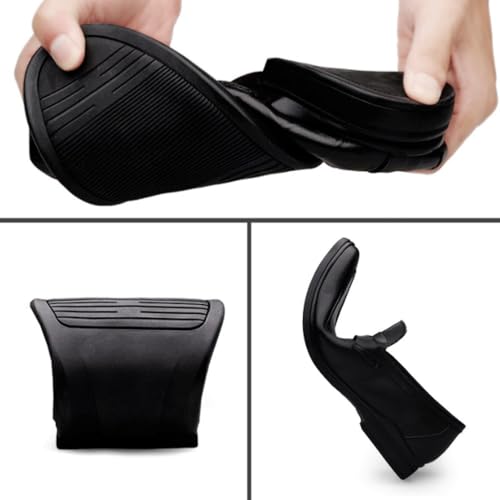 Mens Dress Formal Shoes Party Wedding Fashion Anti-Slip Non Slip Shoe for Casual Wedding Party Prom Round Toe Burnished Leather Slip On2