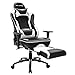 Produktbild Gaming Stuhl Bürostuhl 136 kg Massage Computer Stuhl Liegestuhl Racing Stuhl mit Kopfstütze und Lendenwirbelstütze für Erwachsene Jugendliche Schreibtischstuhl