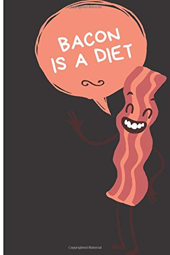 Bacon Is A Diet: 120 Tic-Tac-Toe Pages - 6' x 9' - Game Journal for Women, Men, Teens, and Children