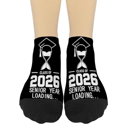 Class Of 2026 Senior Year Loading Mens Socks Crew Short Mens Socks