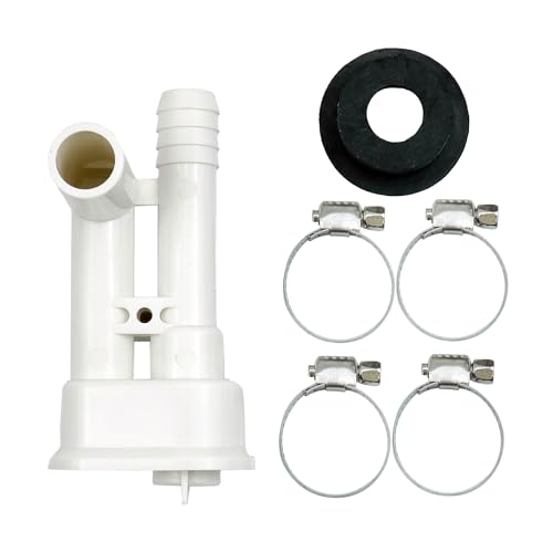 Image of Vacuum Breaker Kit Compatible with Dometic Sealand Traveler VacuFlush Toilets Replacement Part for Models Without Hand Sprayer Hook 385316906