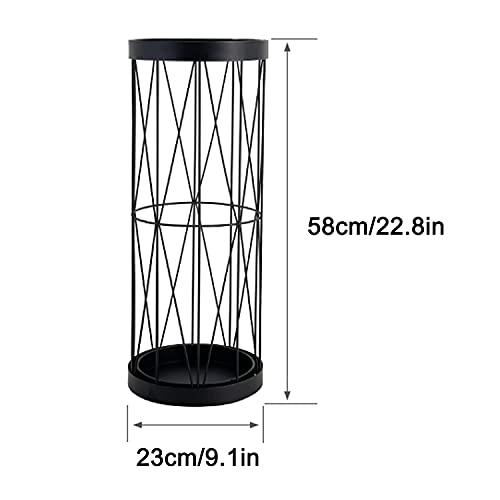 Porte-parapluies d'entrée fini les sols mouillés avec bac grande capacité