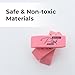 BAZIC Products Pink Eraser, Latex Free Bevel Erasers, Large Size Block Erasers for Art Drawing School Office Kids Teachers (4/Pack), 1-Pack