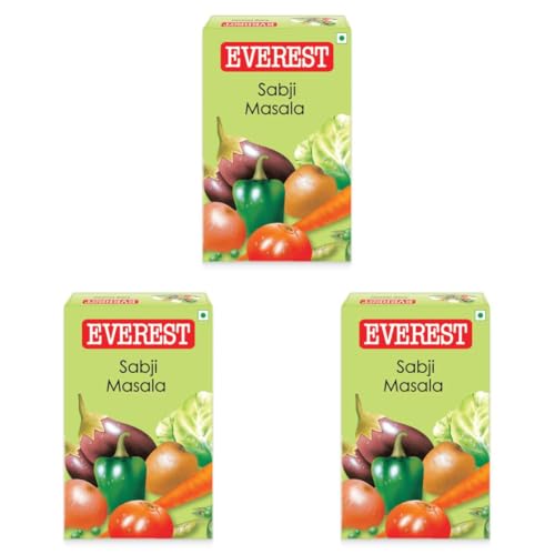 Image of Everest Sabji Masala - 100g | Subtle, Aromatic Blend for Flavourful Vegetable Curries | Balanced Spice Mix for Everyday Indian Sabzi & Home Cooking (Pack of 3)